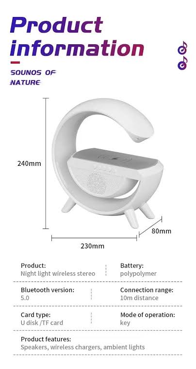 Lampara Parlante Bluetooth