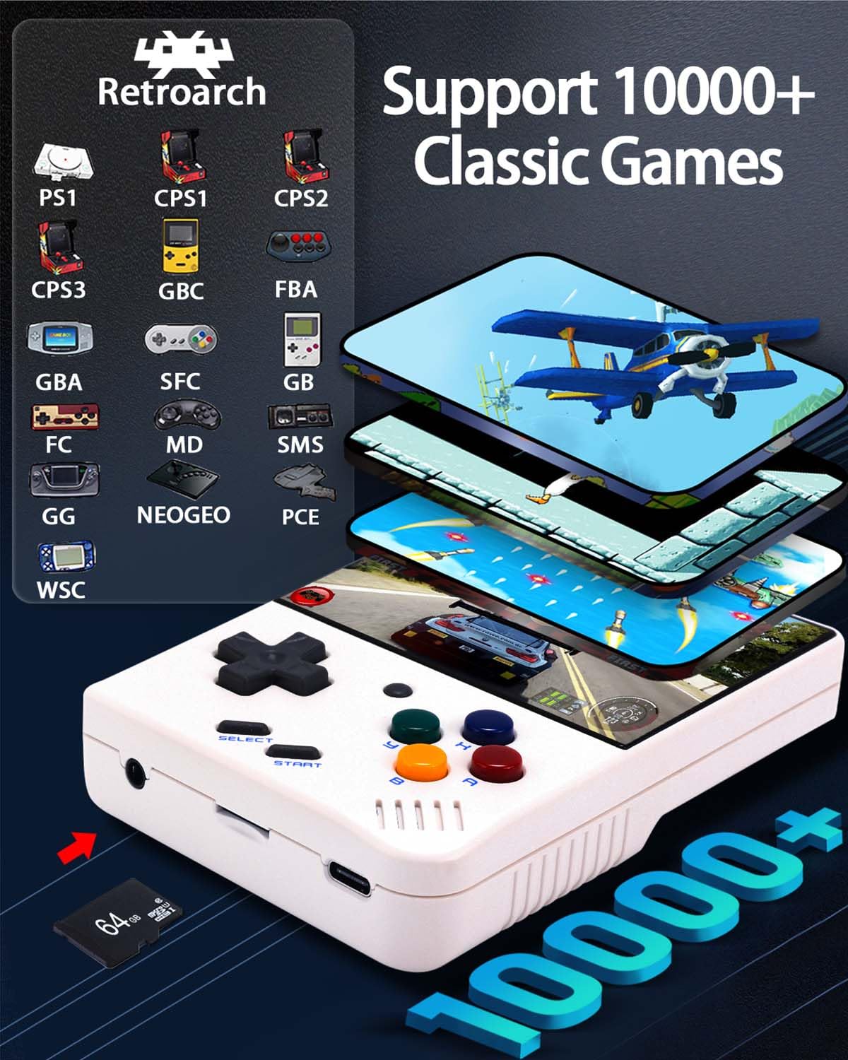 Miyoo Mini Plus 64G 10000 Juegos